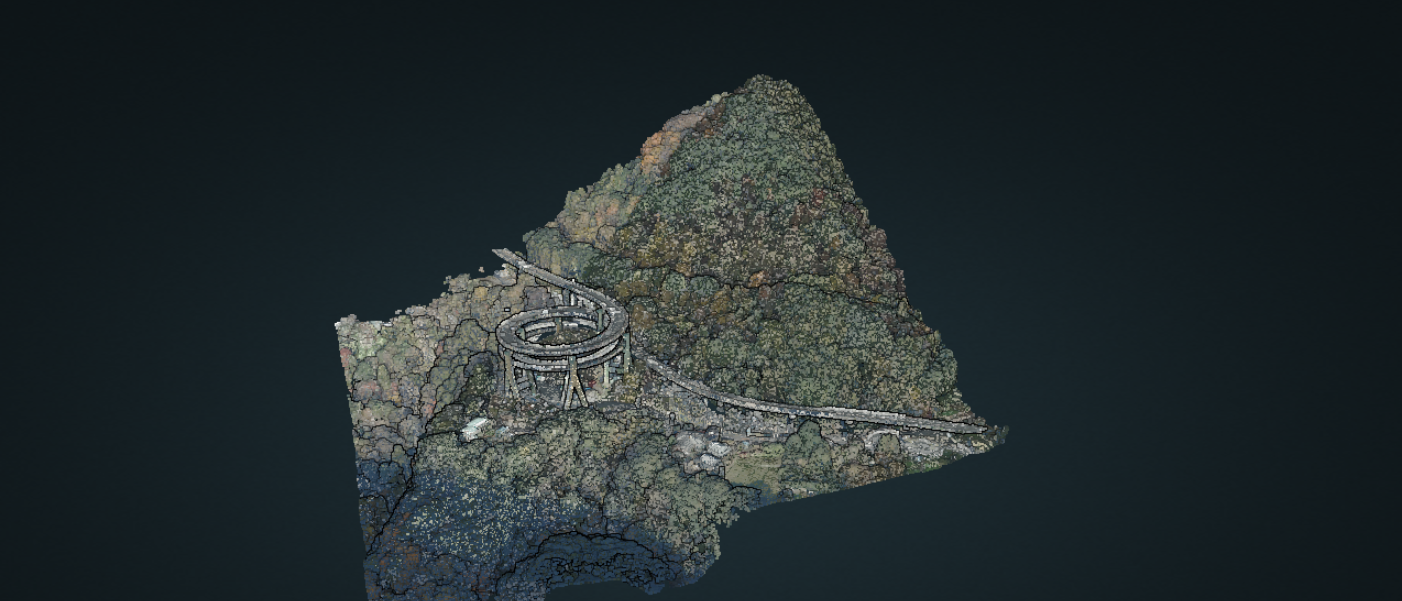 ループ橋 Potree画像